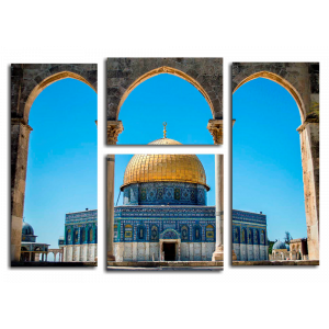 Модульная картина Мечеть Купол Скалы (Иерусалим)