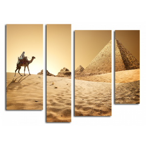 Модульная картина Верблюд в пустыне. Египет